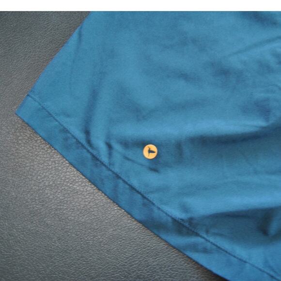 Birddog Boom Large Blue and Orange Tropical Pattern Shorts - Picture 4 of 8